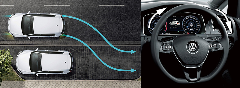 駐車支援システム“Park Assist”の作動イメージ