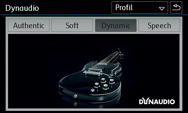 一部グレードでは、プレミアムサウンドシステム「Dynaudio サウンドシステム」をオプション設定
