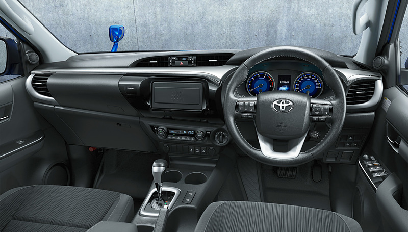 ハイラックスのインテリア