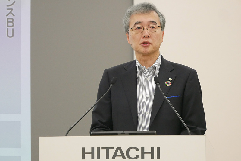 株式会社日立製作所 執行役副社長 ライフ事業統括本部長の小島啓二氏