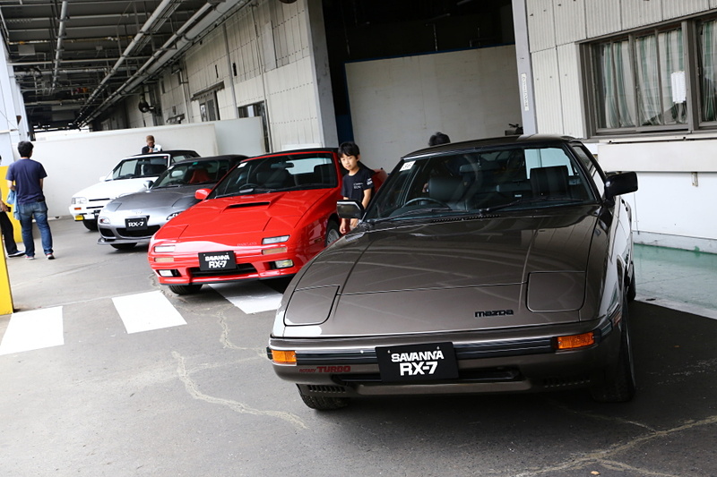 会場内のいたるところにさまざまなヘリテージカーが展示されていた