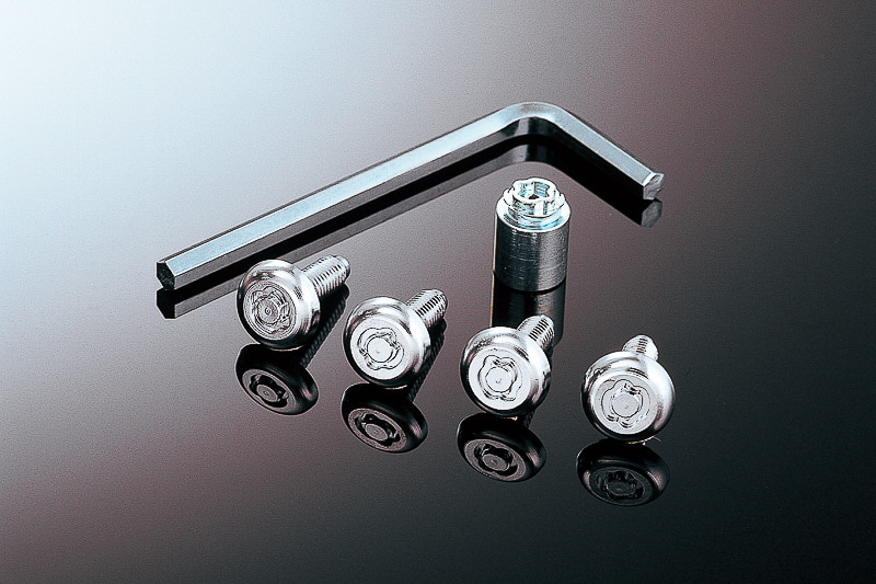 ホンダアクセスの「ナンバープレートロックボルト」