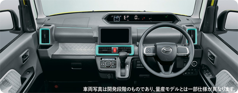 新型タント Xのインパネイメージ