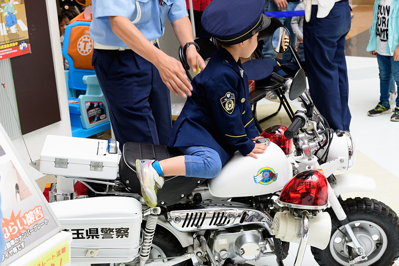 こんな感じにまたがって撮影