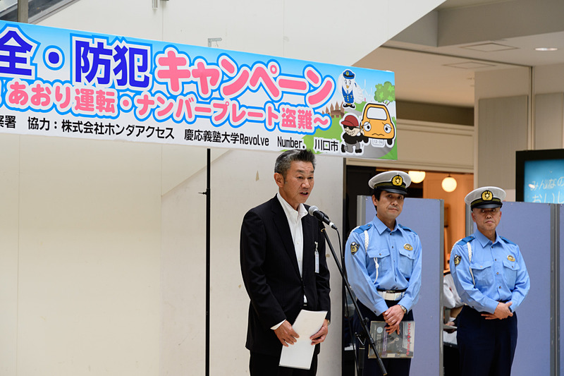 株式会社ホンダアクセス 営業部 部長 森本勝也氏もドラレコの注目度について説明