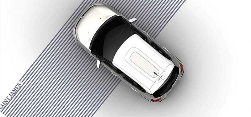 「サーブル」のルーフ