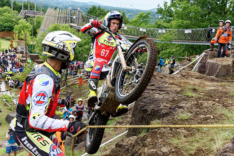 1ラップ目のミスを2ラップ目で見事に修正したラガ選手