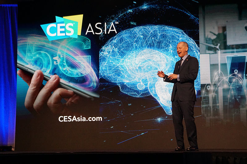 自動車技術、5G、AIといったショーの領域を紹介