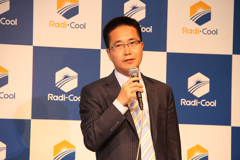 ラディ クール ジャパン株式会社 取締役 Radi-Cool放射冷却製品開発担当者の楊栄貴氏