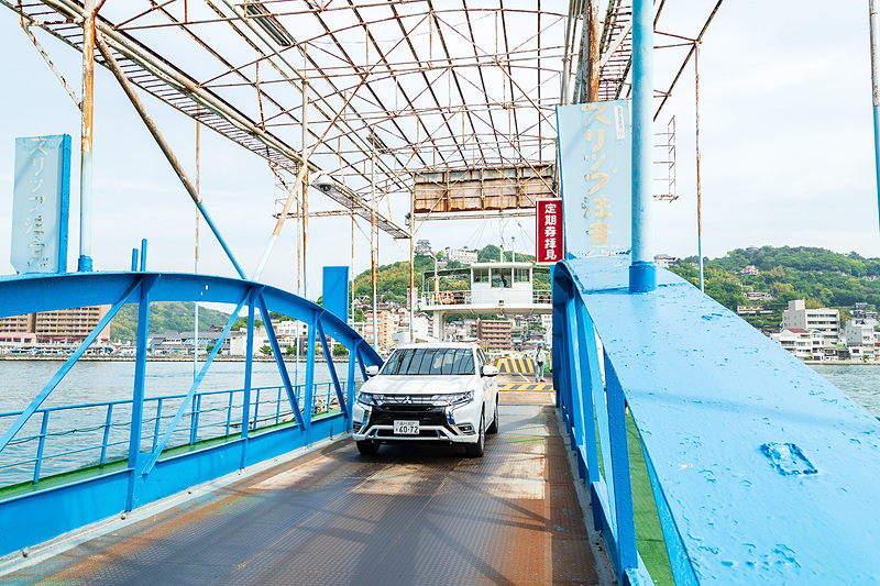 福本渡船で尾道から向島へ