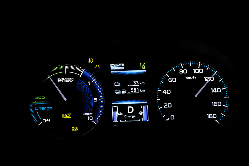 新東名の120km/h区間もEV走行できた