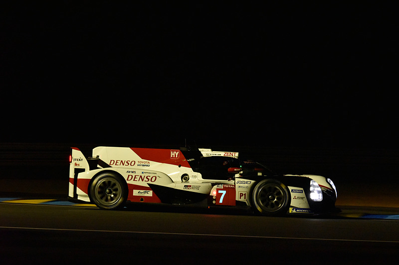 予選1回目でトップタイムを記録したTOYOTA GAZOO Racing 7号車 Toyota TS050 HYBRID