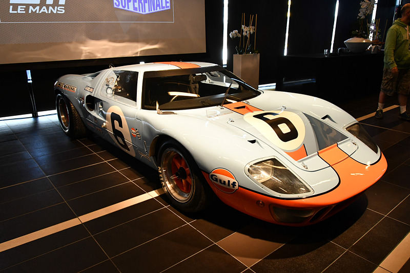 会場にはフォード GT40を展示