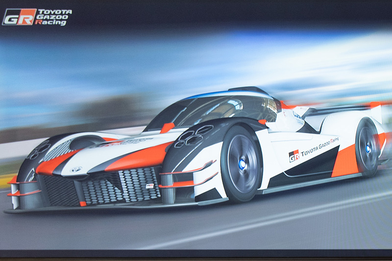 2019年は、市販車「GRスーパースポーツ」ベースのレーシングカーを発表。現段階ではイメージイラスト
