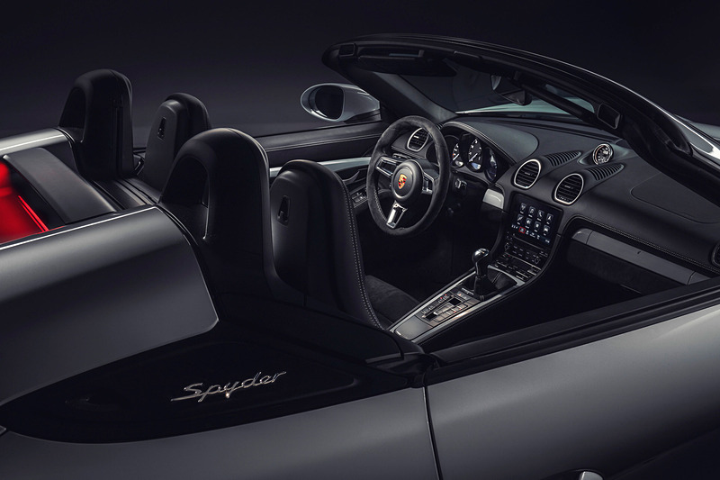 718 スパイダーのインテリア