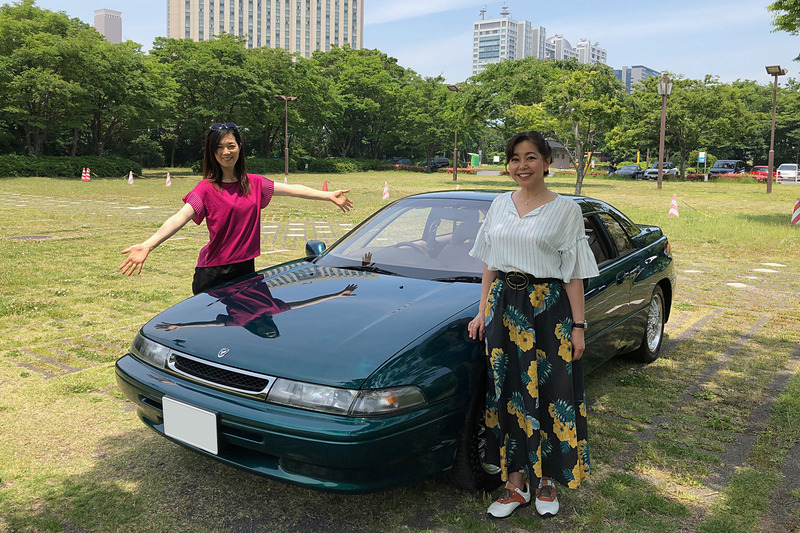 つい先日試乗した“憧れのクルマ”2台目、スバル「アルシオーネ SVX」とご対面！　同じように憧れていたという、ジャーナリストの先輩・竹岡圭さんとワイワイ女子会的な試乗会で楽しかった～。お台場周辺を2周したぐらいでしたが、欲しいと思うほどいいクルマでした