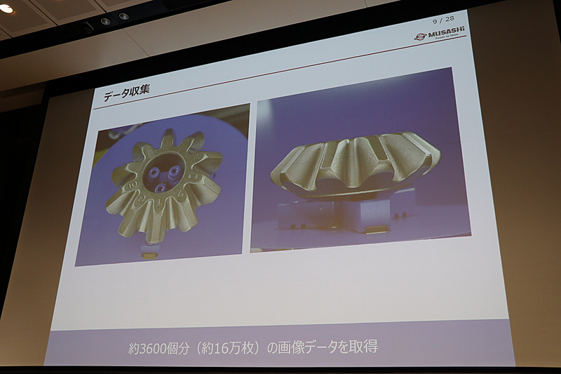 カメラと照明を組み合わせた簡易的な器具によって学習用の画像データを撮影。撮影データにアノテーションと呼ばれるラベル付けを行なって欠陥を見分けられるようにする