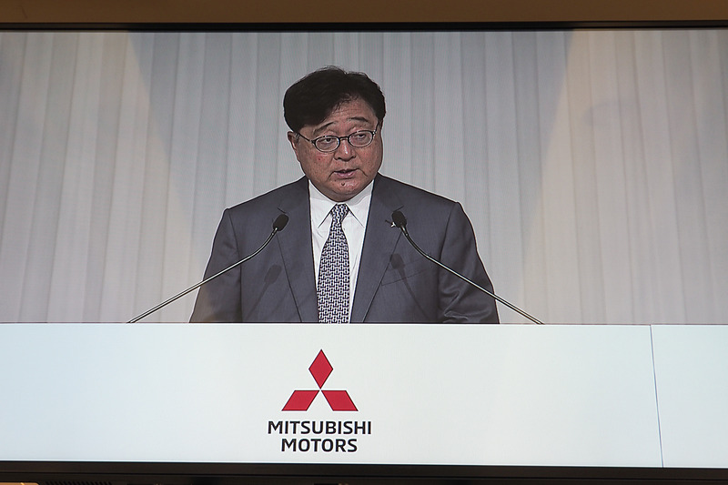 三菱自動車工業株式会社 代表取締役会長 兼 CEOの益子修氏（開催時）