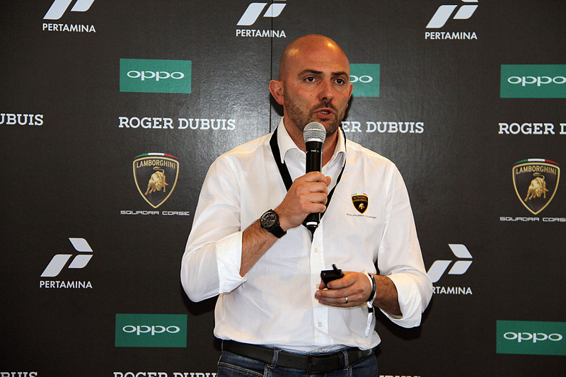 アウトモビリ・ランボルギーニ モータースポーツ部門責任者 ジョルジオ・サンナ氏