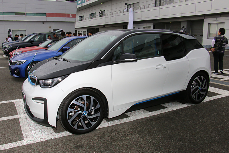 現行モデルのラインアップ展示も行なわれた