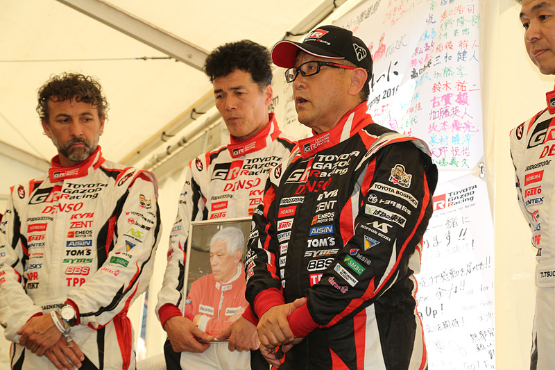 チーム代表としてあいさつ