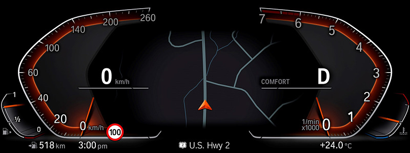 メーターパネルはデジタルタイプとなる