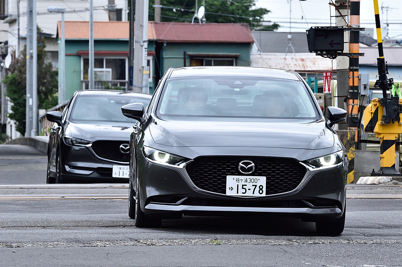 MAZDA3をはじめとした新世代のラインアップを用意し、試乗できるコーナーもあった。試乗コースは30分程度となっていて、十分に魅力を感じ取れるコース設定だった