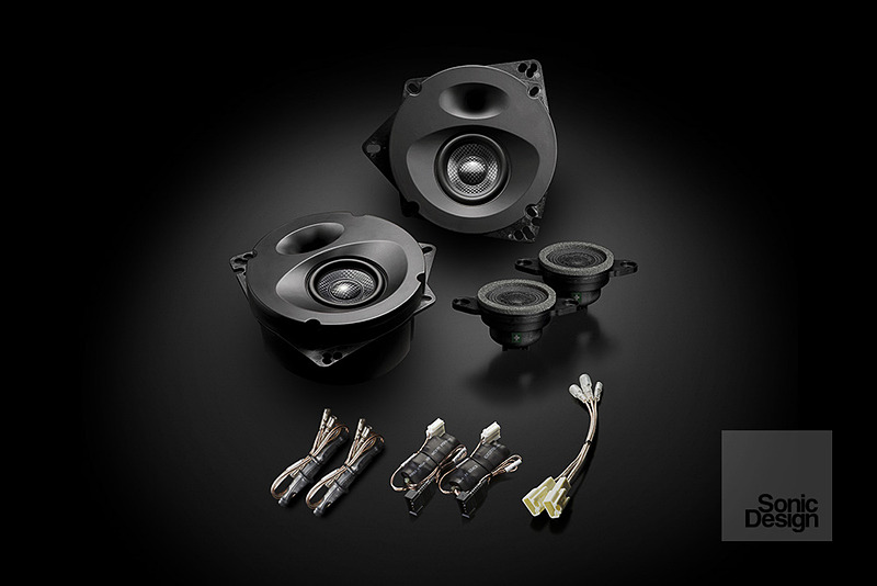トヨタ車用に専用設計された車種別スピーカーパッケージ「SonicPLUS」
