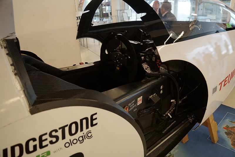 会場に展示された4号機