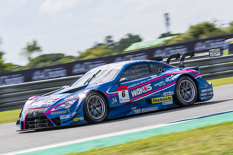 GT500のポールポジションを獲得したのは6号車 WAKO'S 4CR LC500（大嶋和也/山下健太組、BS）