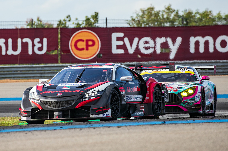 ホンダで唯一生き残ったのが64号車 Modulo Epson NSX-GT（ナレイン・カーティケヤン/牧野任祐組、DL）