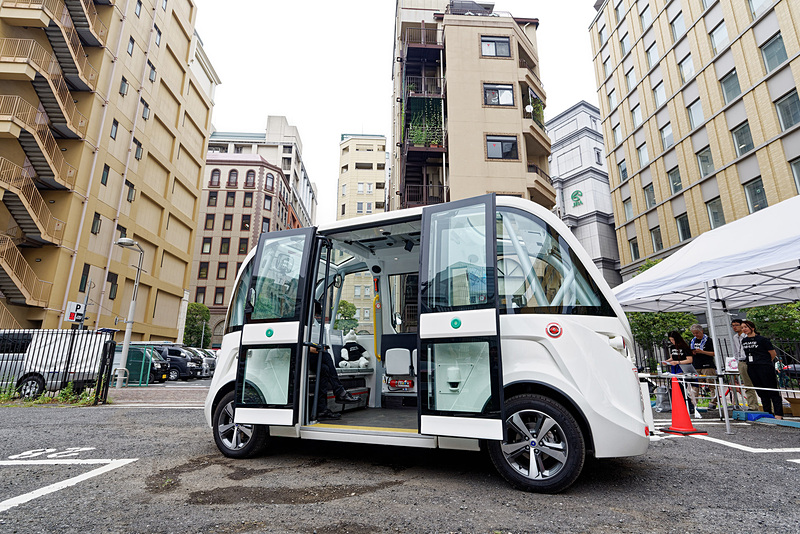 スタート地点はイタリア街にある駐車場の一角