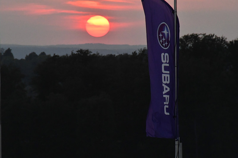 夕日が沈んでいくニュルブルクリンク