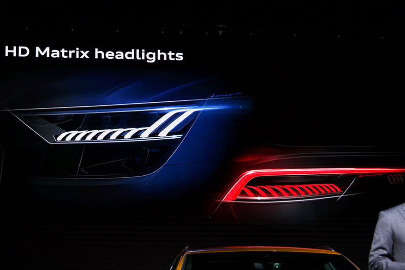 HDマトリクスヘッドライトとLEDダイナミックターンシグナルを選択可能