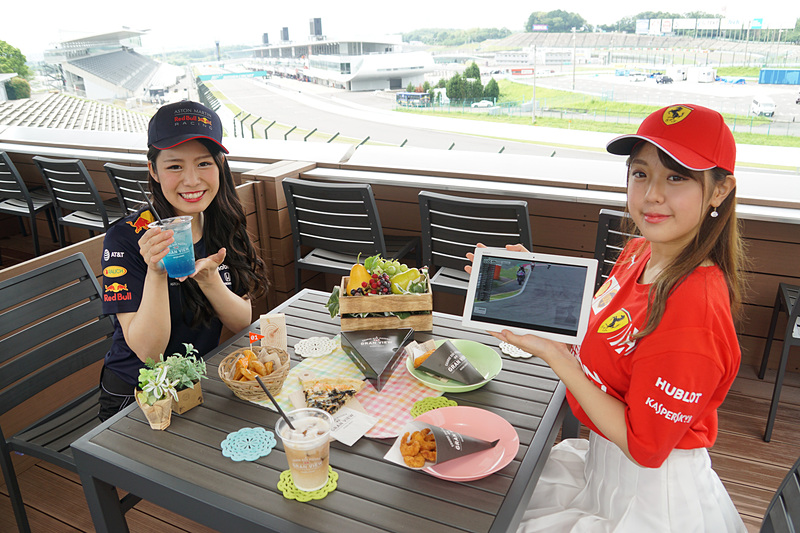 鈴鹿サーキットにオープンした新観戦席「COURSE VIEW TERRACE」