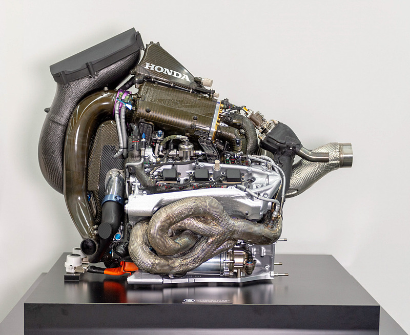 F1エンジンも展示