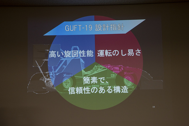 2019年のマシンの設計指針。シンプルさを重視しているように見える