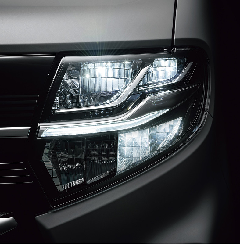 ハイビームとして使う7個のLEDの点灯を制御する