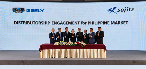 販売代理店契約調印式（中国杭州）