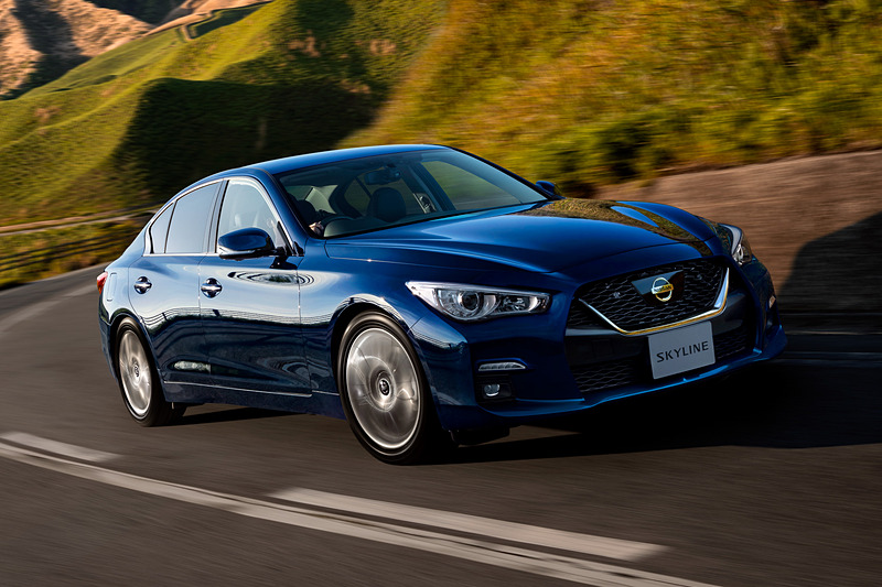新型スカイラインの走行イメージ