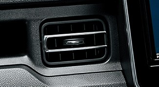 サテンメッキ調エアコンセンタールーバー