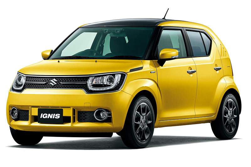 イグニス HYBRID MZ ラッシュイエローメタリック ブラック2トーンルーフ