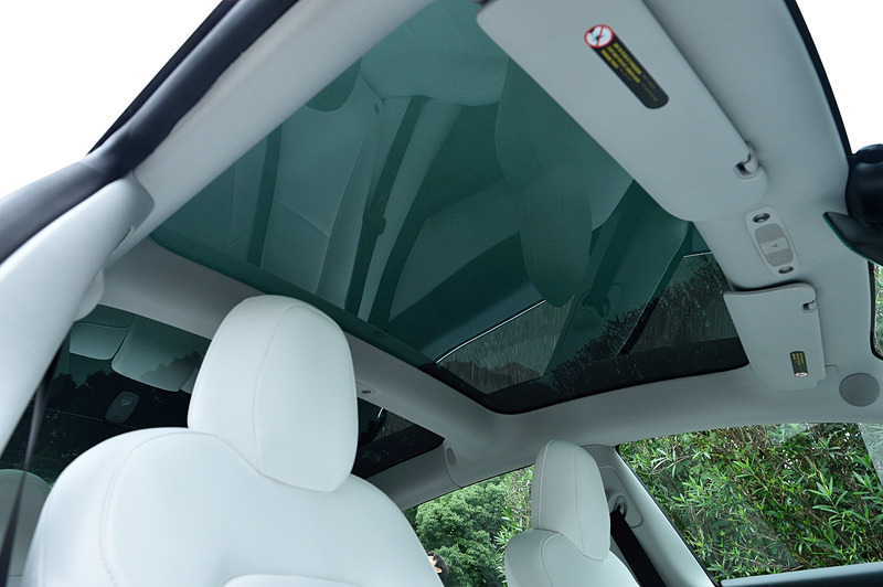 紫外線と赤外線を防ぐティンテッド ガラスルーフ