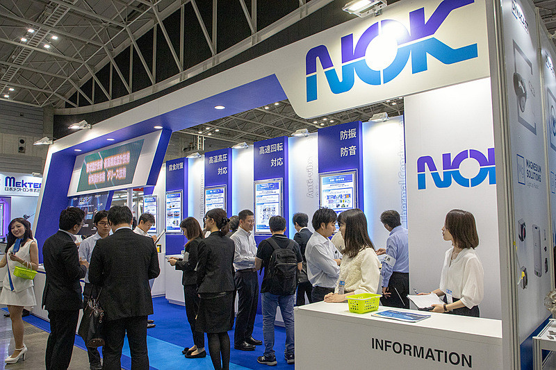 5月22日～24日に開催された「人とくるまのテクノロジー展2019 横浜」のNOKブース