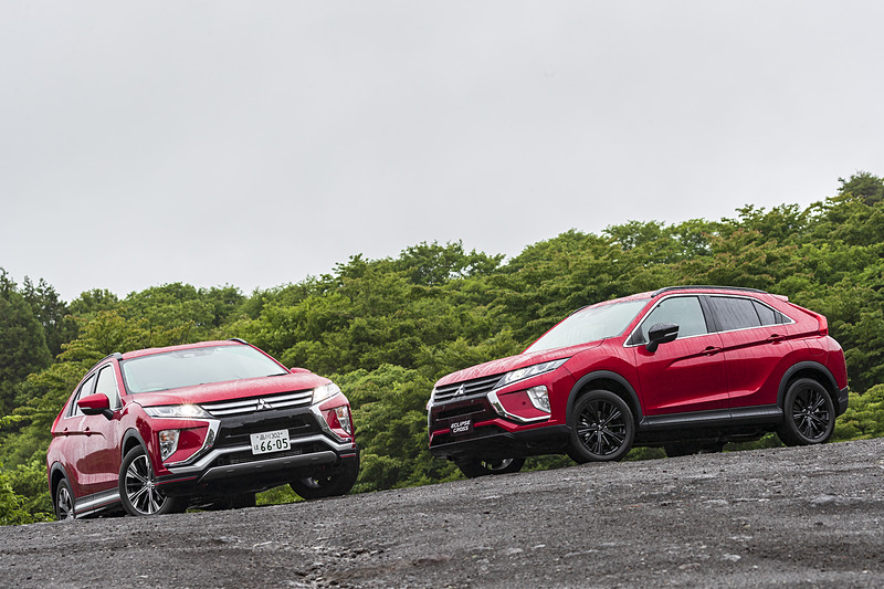 左がガソリンエンジン搭載モデル、右がディーゼルエンジン搭載モデルの特別仕様車「BLACK Edition」