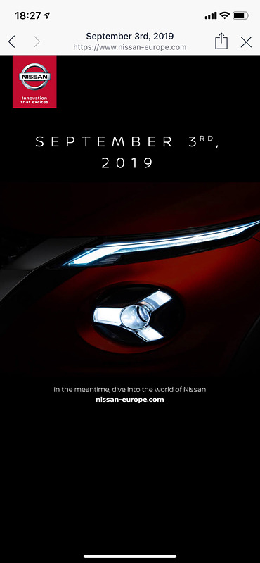 QRコードを読み取るとティザー写真が現れる