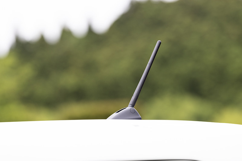 アンテナはロッドタイプ