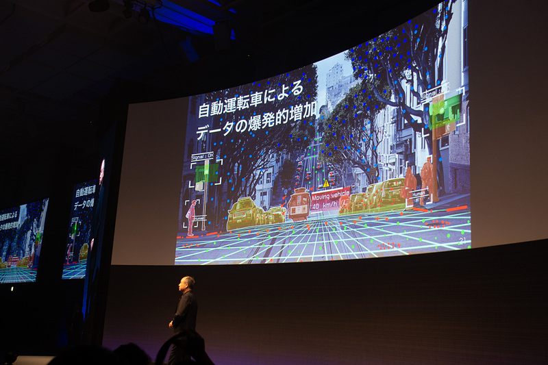 その一つが自動運転車によるデータの爆発的増加
