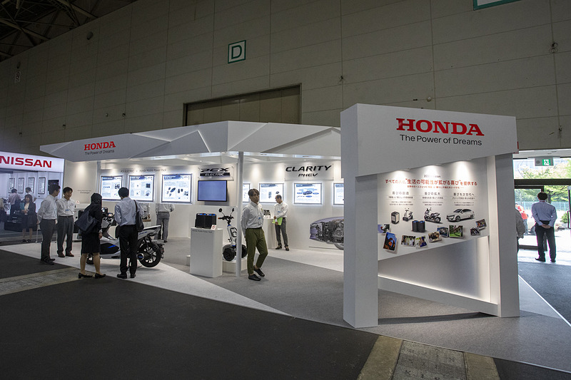ホンダも横浜開催と同じブースレイアウト