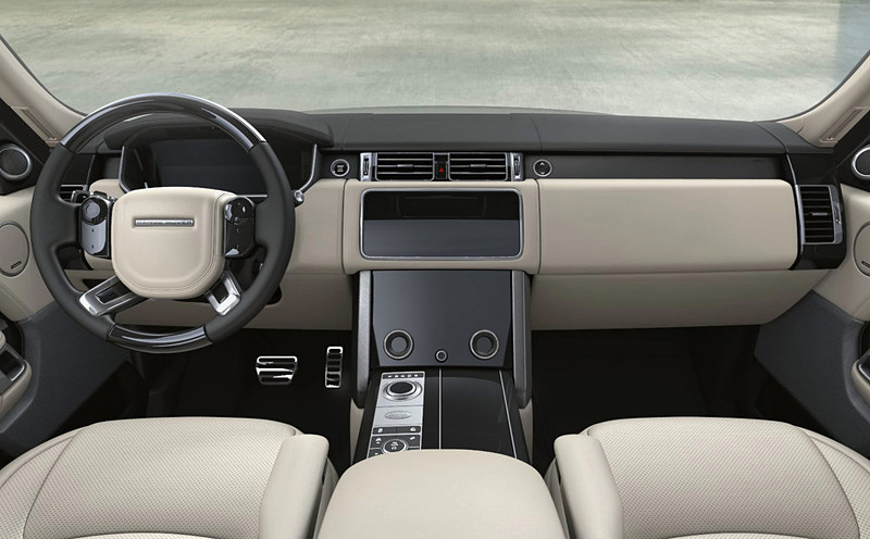 「フジ・ホワイト」のボディカラーに組み合わせられる「エボニー＆アイボリー」のインテリア